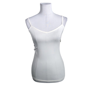 Unisex Rosemunde - Trikotaažist topp, suurus 36 - Valge (1)