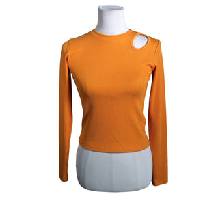 Unisex Tiffosi - Trikotaažist pluus, suurus 36 - Oranž (1)