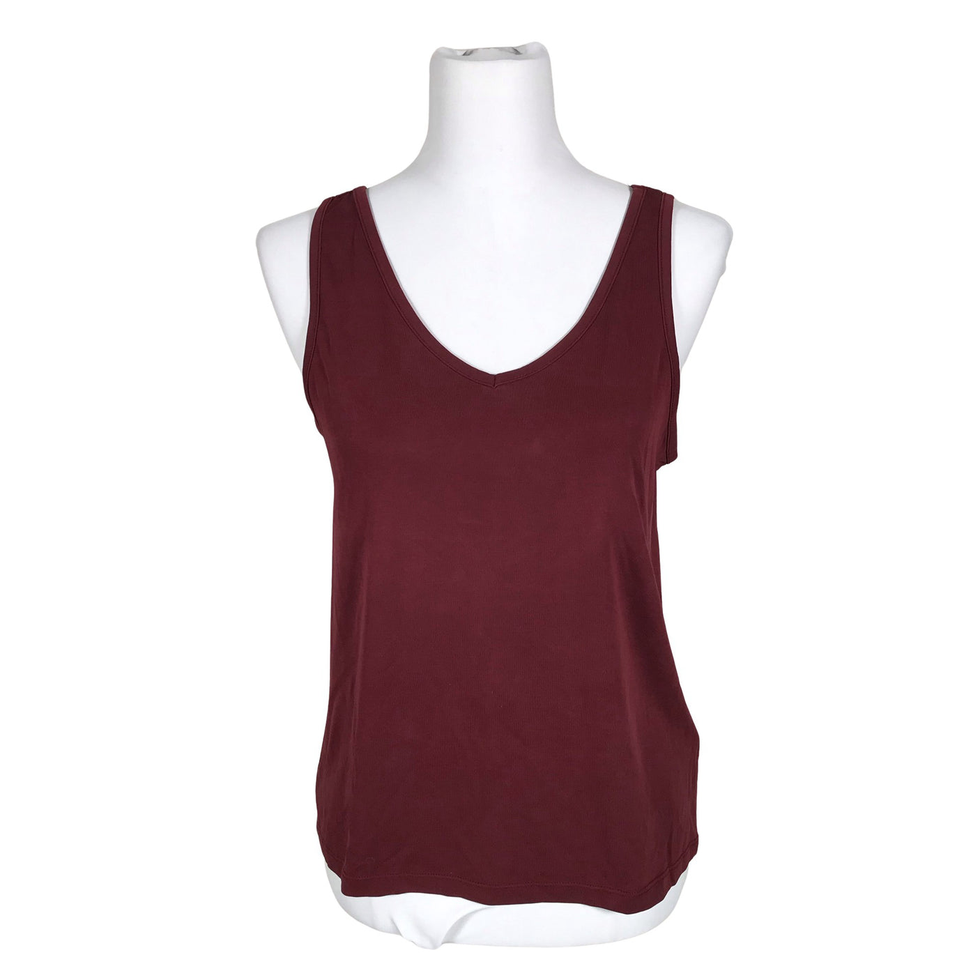 Unisex Soaked - Trikotaažist topp, suurus 38 - Veinipunane (4)