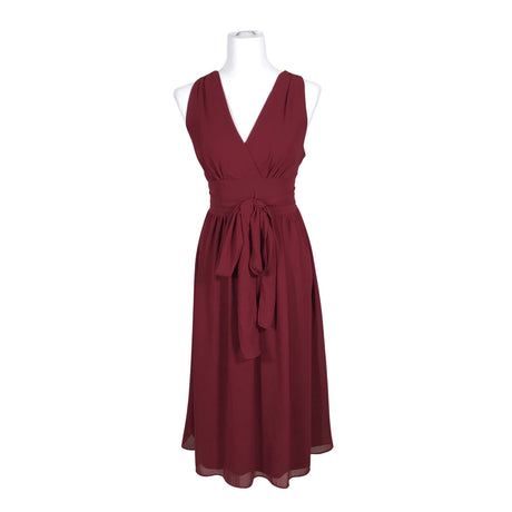 Unisex tfnc London - Õhuke kleit, suurus 40 - Veinipunane (2)