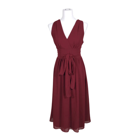Unisex tfnc London - Õhuke kleit, suurus 40 - Veinipunane ()