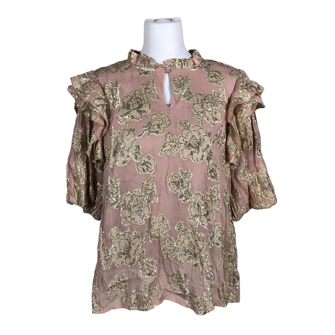 Unisex Culture - Pidulik pluus, suurus 38 - Heleroosa (3)