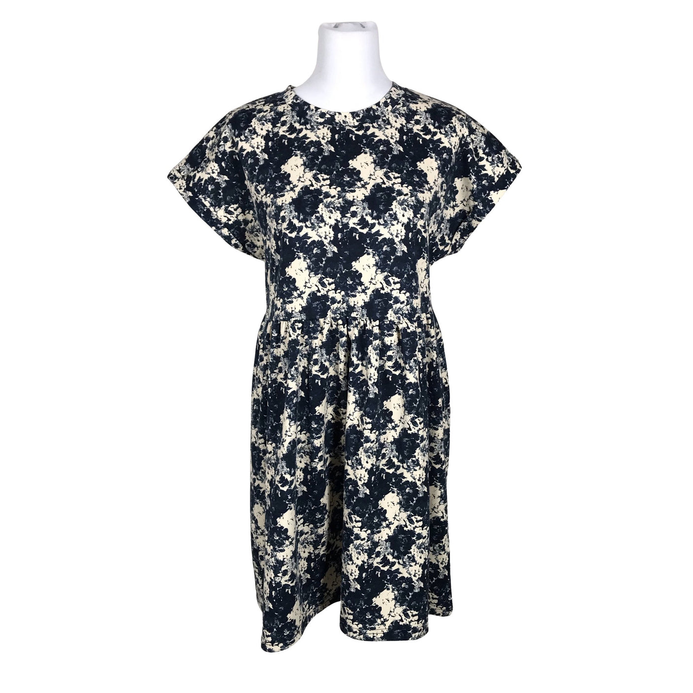 Unisex Ichi - Trikotaažist kleit, suurus 38 - Sinine (2)