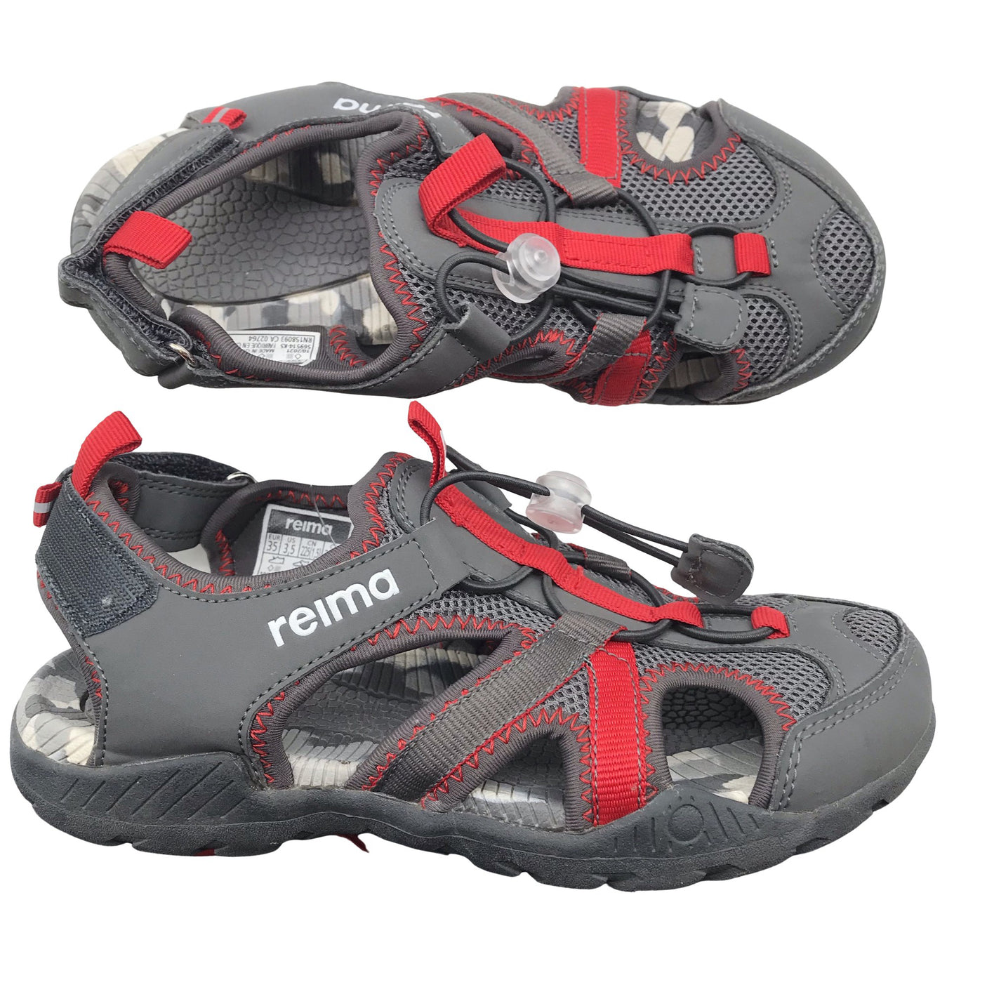 Unisex Reima - Rihmikud, suurus 35 - Hall (1)