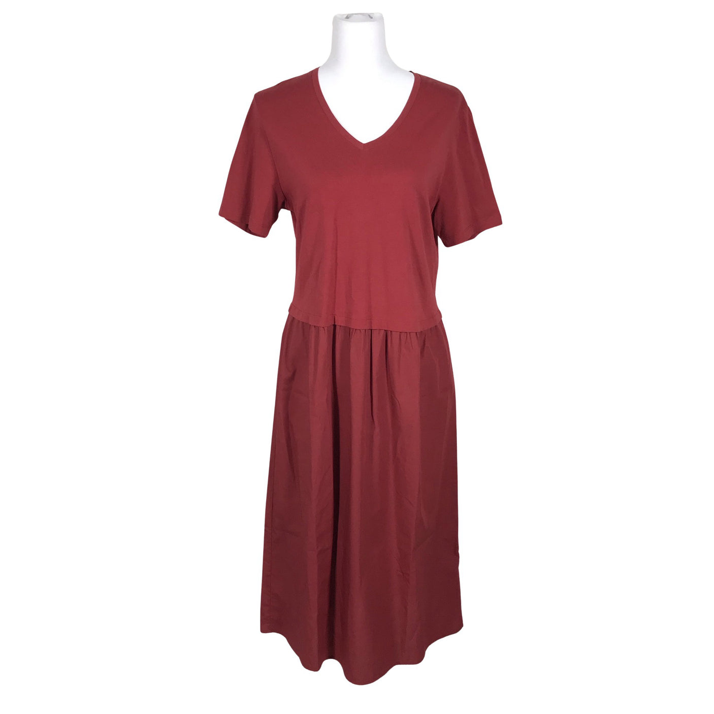 Unisex Gerry Weber - Mitteveniv kleit, suurus 38 - Veinipunane (1)