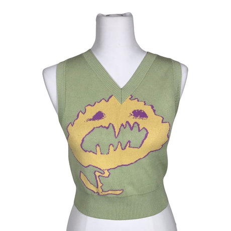 Unisex Weekday - Kootud vest, suurus 34 - Roheline ()