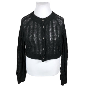 Unisex Lindex - Kardigan, suurus 44 - Must (1)