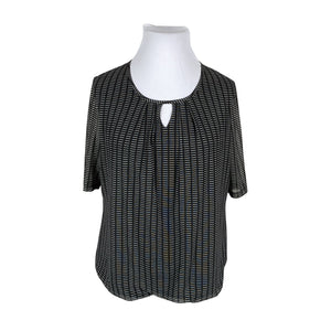 Unisex Gerry Weber - Lühikeste käistega pluus, suurus 44 - Roheline (1)