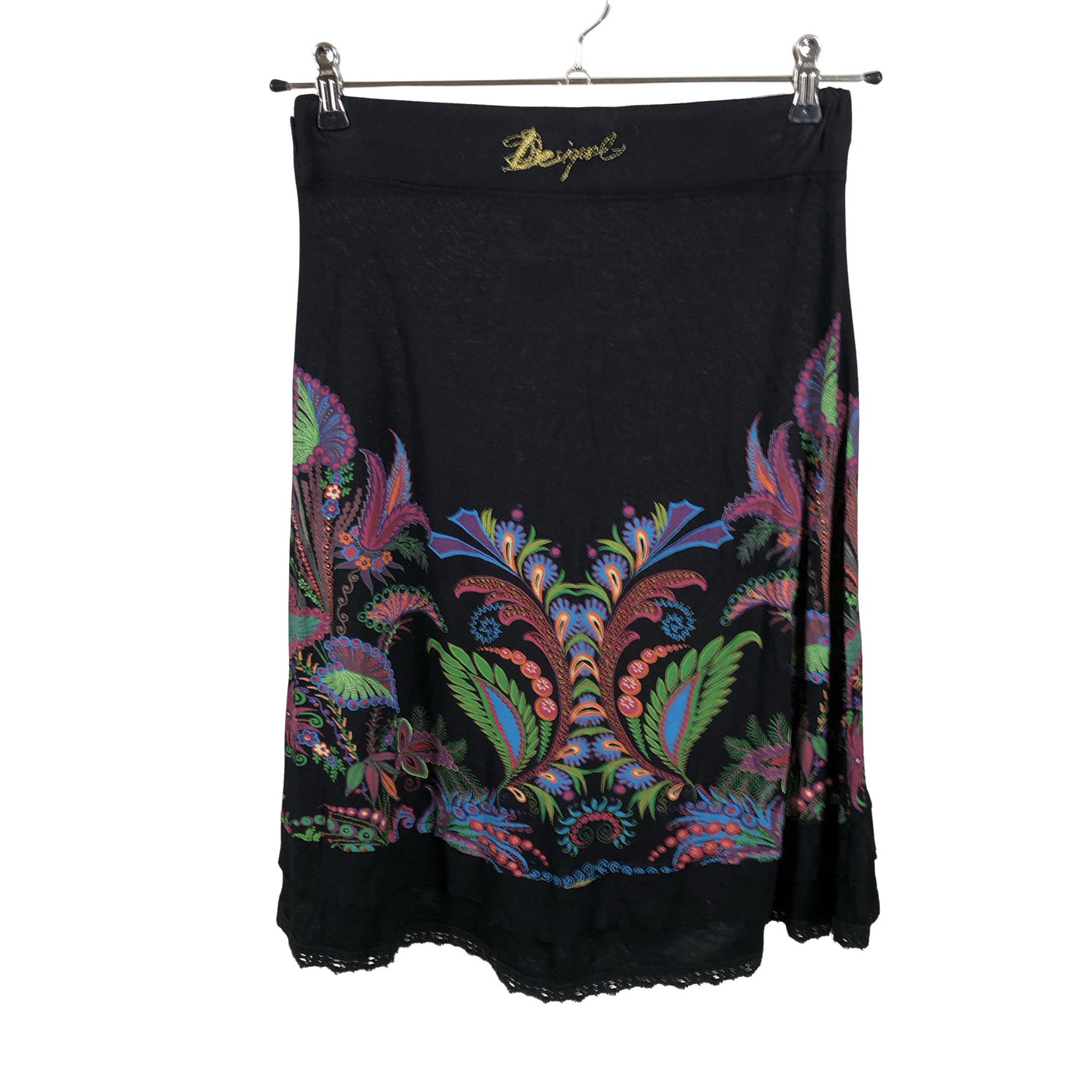 Unisex Desigual - Trikotaažist seelik, suurus 38 - Must (2)