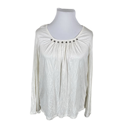 Unisex s.Oliver - Trikotaažist pluus, suurus 44 - Valge ()