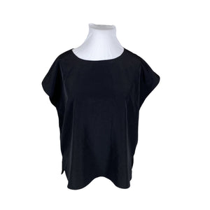 Unisex Modesse - Lühikeste käistega pluus, suurus 46 - Must (1)