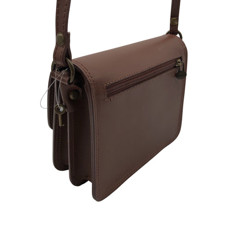 Unisex Santini - Õlakott, suurus Mini - Pruun (2)