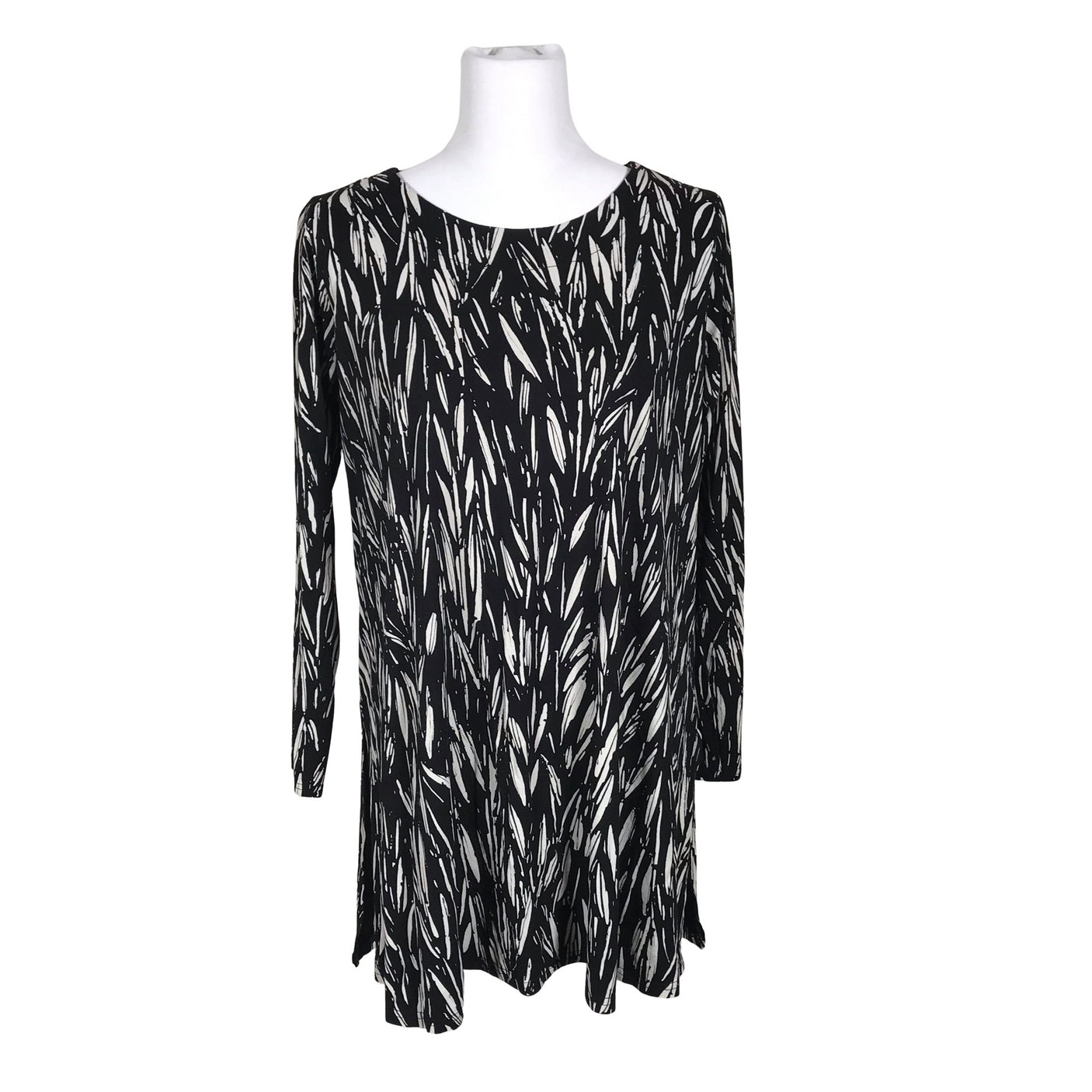 Unisex Nanso - Trikotaažist tuunika, suurus 36 - Must (2)