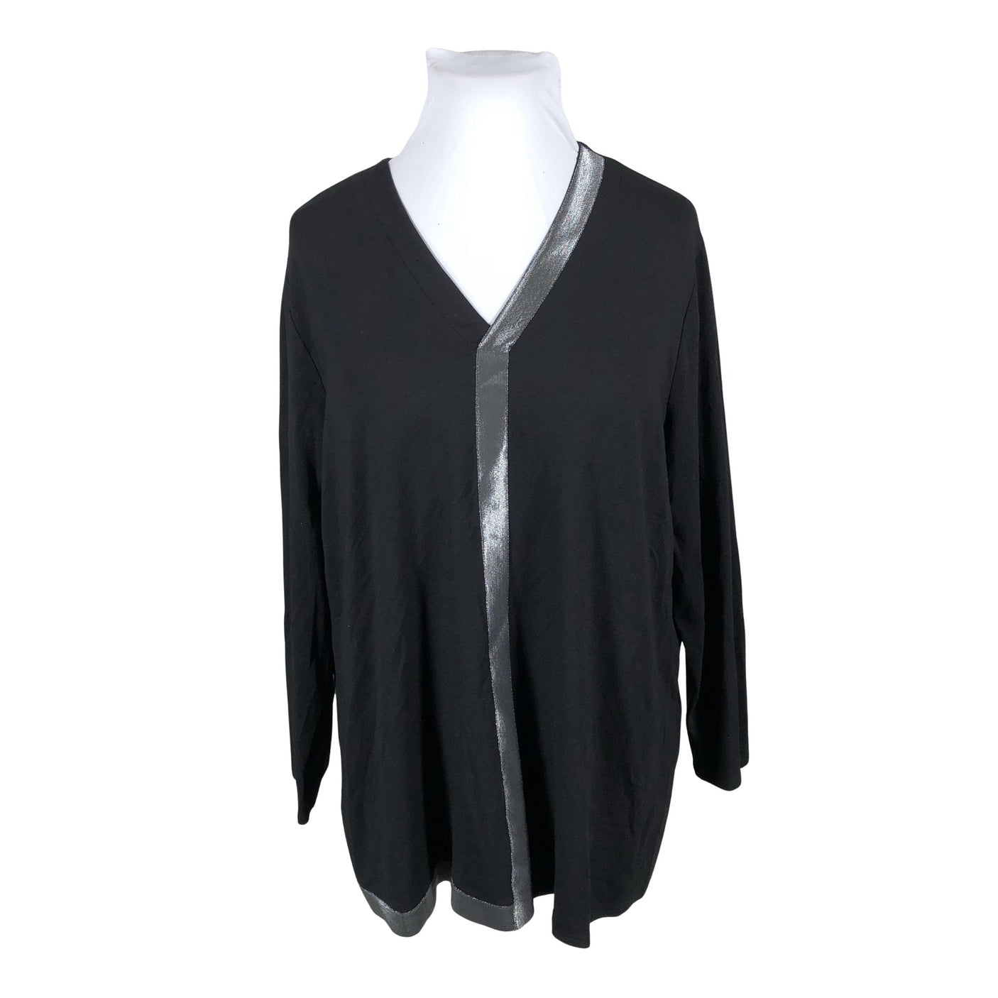 Unisex Doris Streich - Trikotaažist pluus, suurus 50 - Must (1)