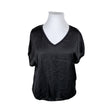 Unisex Lindex - Lühikeste käistega pluus, suurus 42 - Must ()