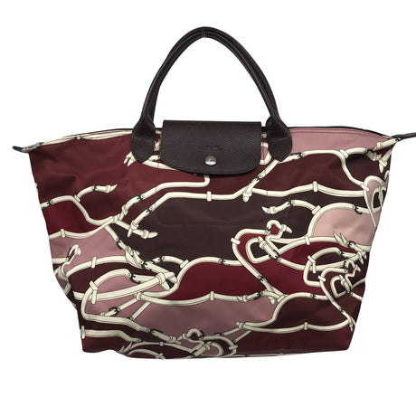 Unisex Longchamp - Käekott, suurus Midi - Veinipunane ()