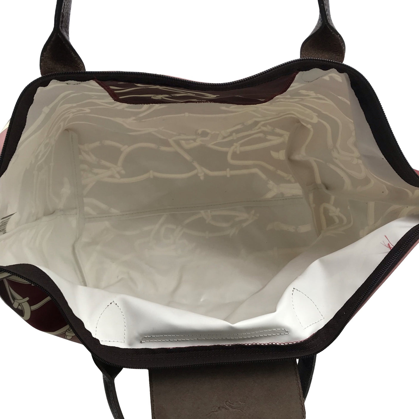 Unisex Longchamp - Käekott, suurus Midi - Veinipunane (2)