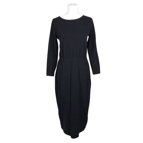 Unisex Puuvillatehdas - Trikotaažist kleit, suurus 38 - Must (2)