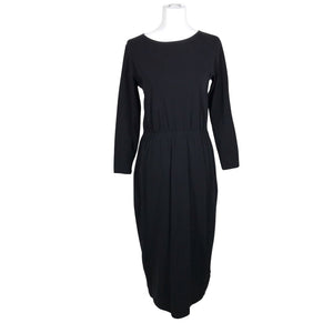 Unisex Puuvillatehdas - Trikotaažist kleit, suurus 38 - Must (1)