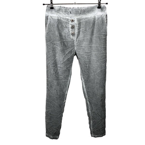 Unisex Perfect Jeans - Trikotaažist püksid, suurus 36 - Hall (1)