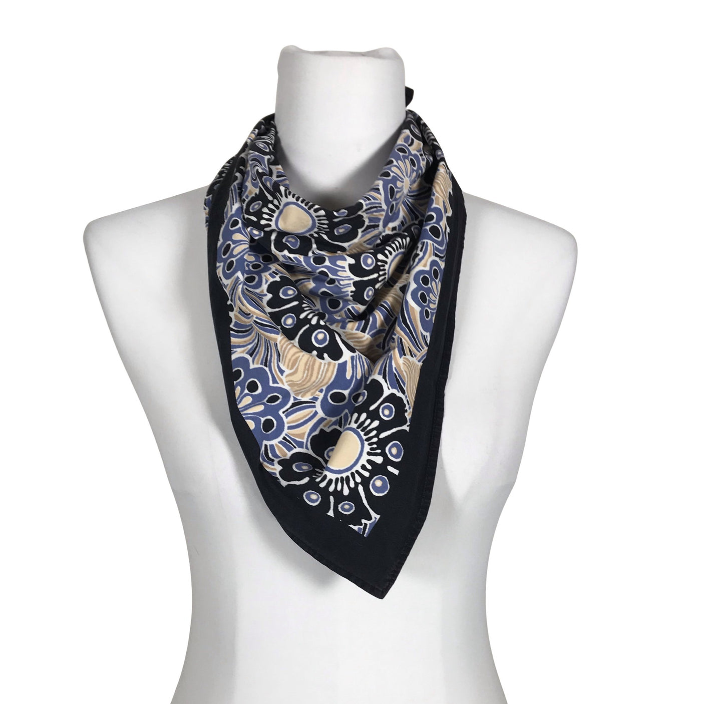 Unisex Nanso - Õhuke sall, suurus Midi - Must (2)