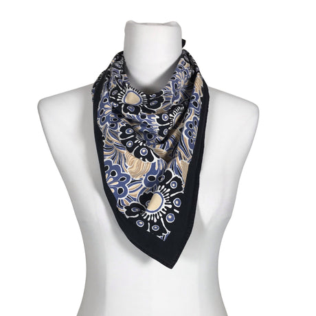 Unisex Nanso - Õhuke sall, suurus Midi - Must (2)