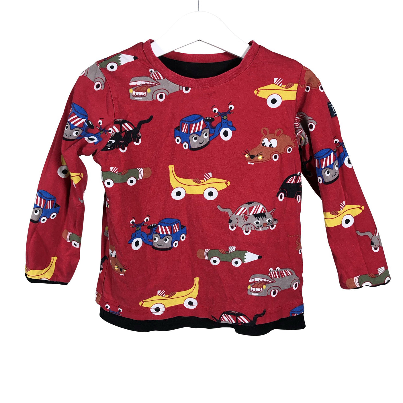 Unisex Polarn O. Pyret - Trikotaažist pluus, suurus 98 - 104 - Must (2)