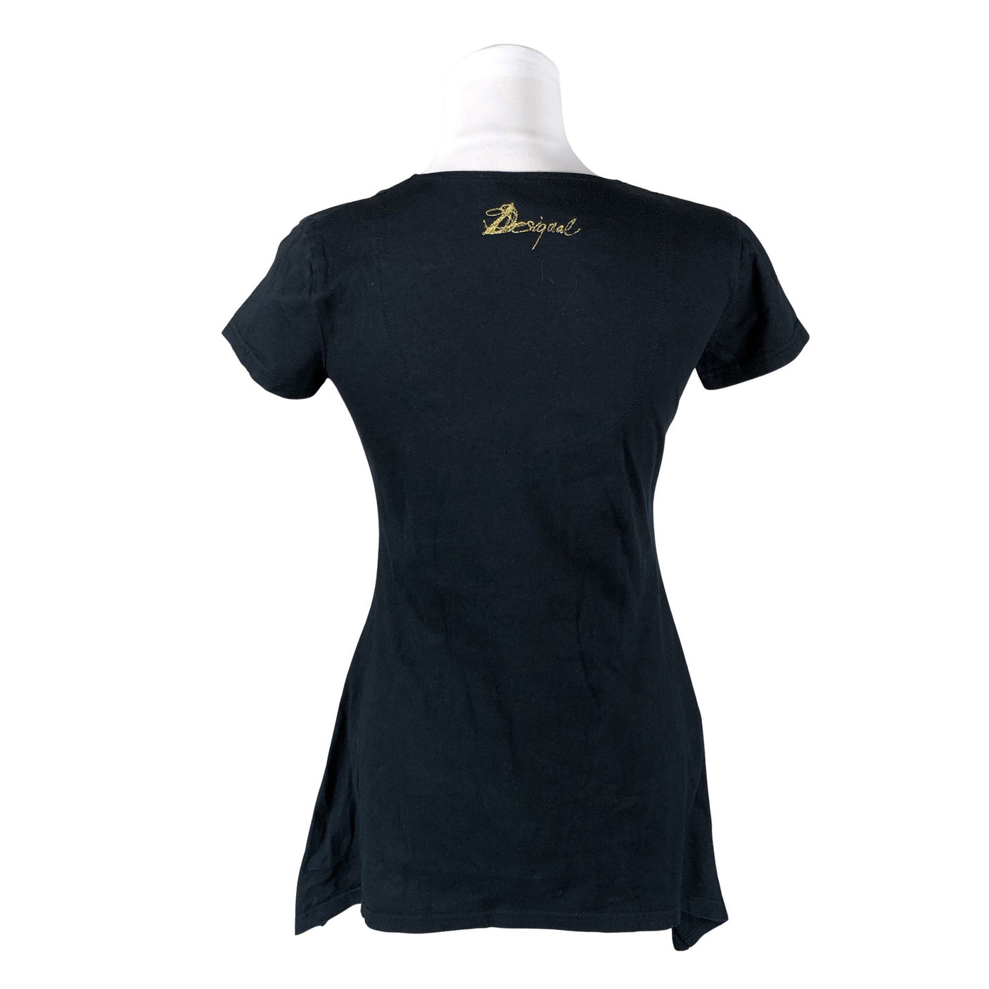 Unisex Desigual - Trikotaažist tuunika, suurus 38 - Sinine (2)
