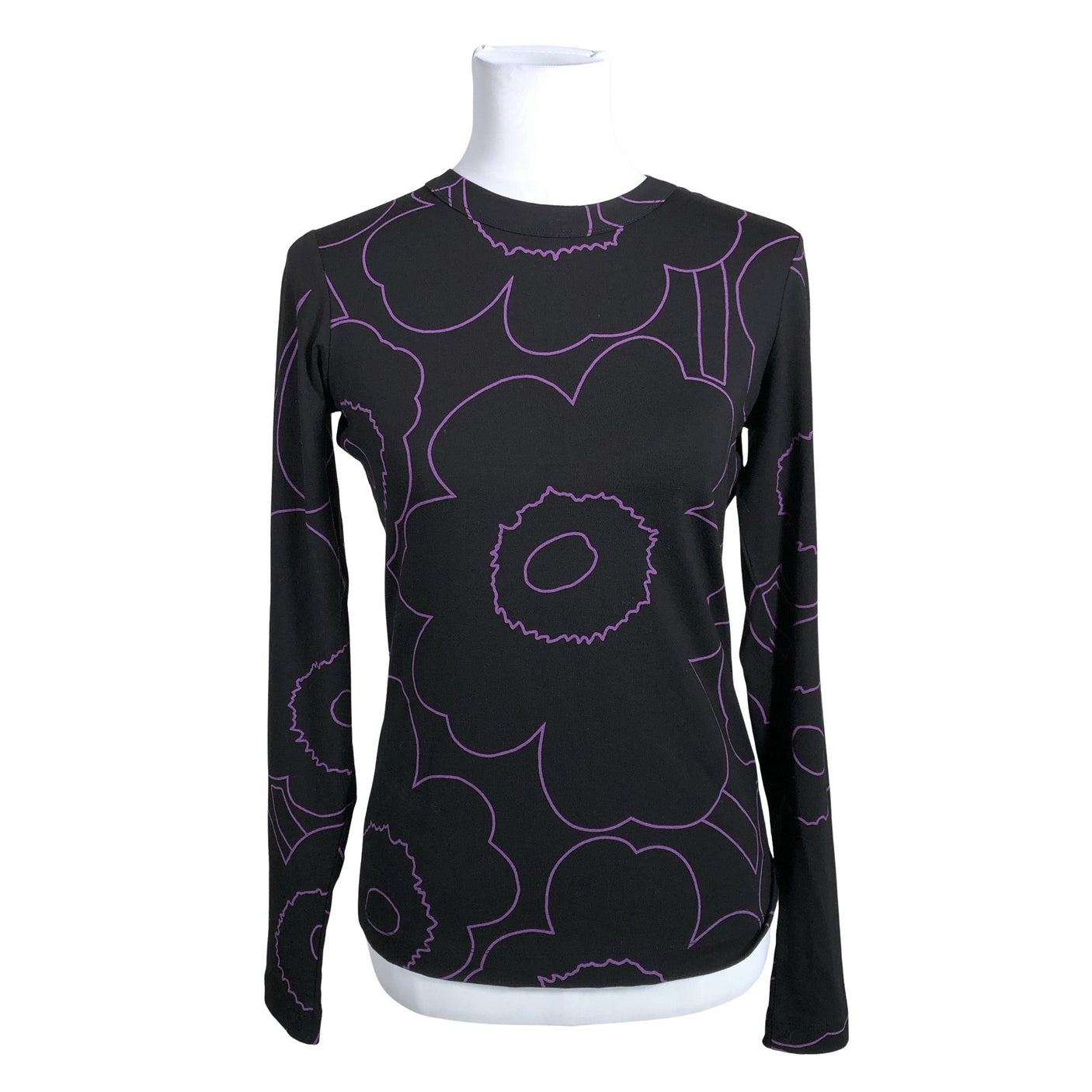 Unisex Marimekko - Trikotaažist pluus, suurus 38 - Must (1)