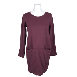 Unisex Nanso - Trikotaažist tuunika, suurus 40 - Veinipunane (1)