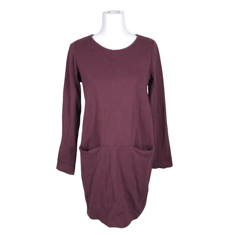 Unisex Nanso - Trikotaažist tuunika, suurus 40 - Veinipunane (2)