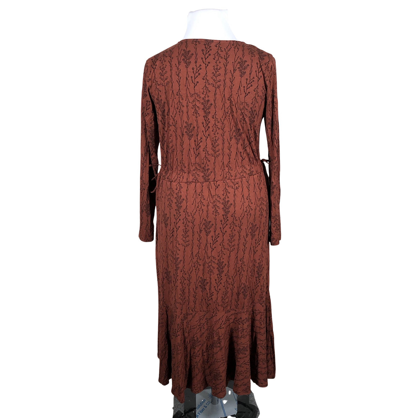 Unisex Nanso - Trikotaažist kleit, suurus 42 - Pruun (2)