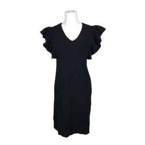 Unisex Nanso - Trikotaažist kleit, suurus 36 - Must (2)