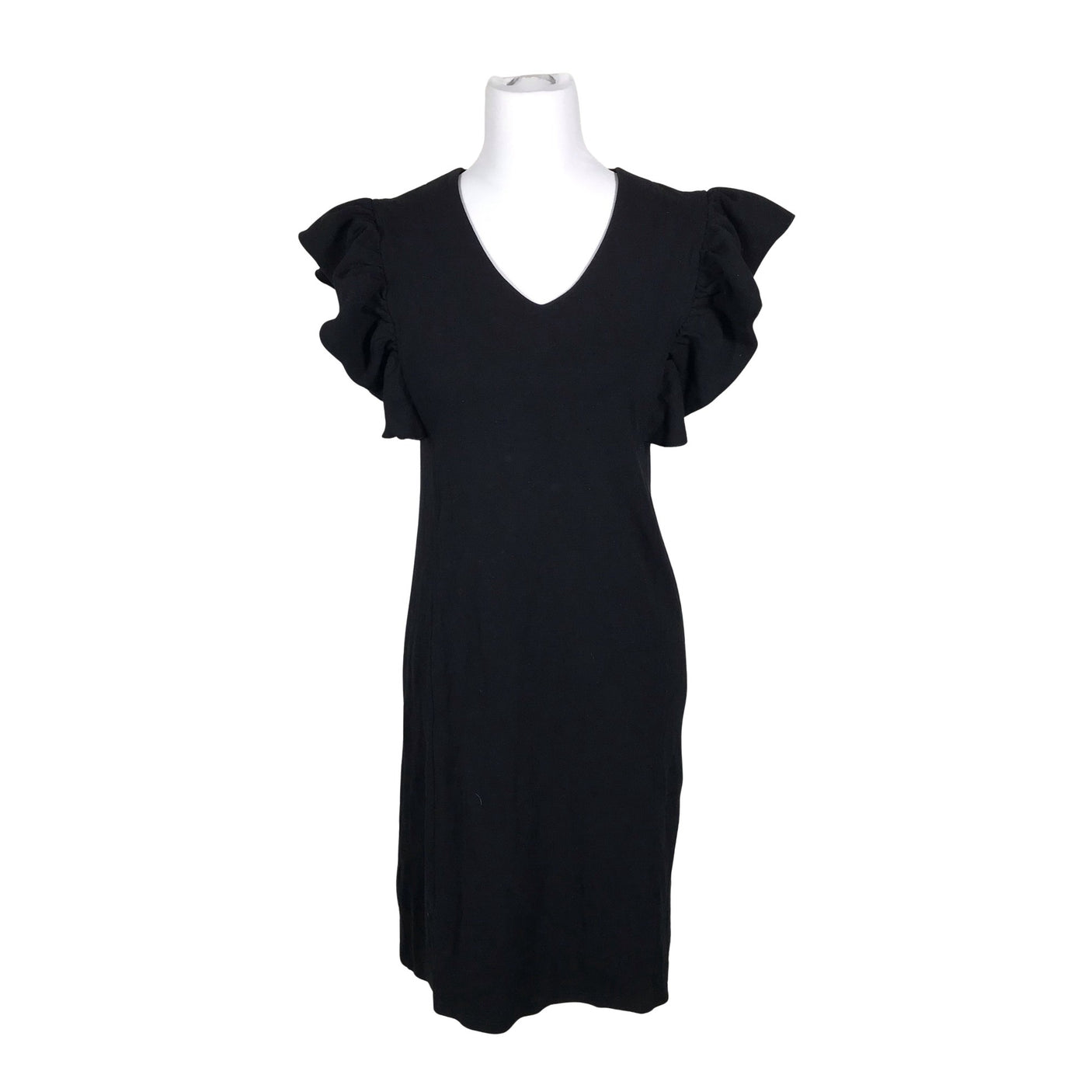 Unisex Nanso - Trikotaažist kleit, suurus 36 - Must (3)