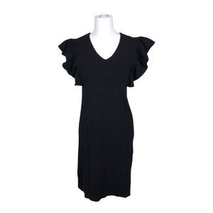 Unisex Nanso - Trikotaažist kleit, suurus 36 - Must (3)