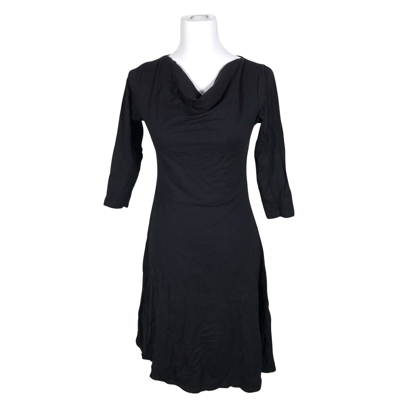 Unisex Nanso - Trikotaažist kleit, suurus 36 - Must (2)