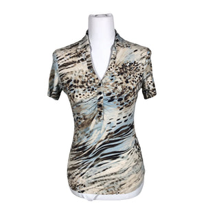 Unisex Mosaic - T-särk, suurus 38 - Helesinine (2)