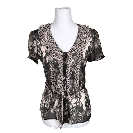 Unisex s.Oliver - Lühikeste käistega pluus, suurus 36 - Pruun ()