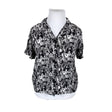Unisex Nanso - Lühikeste käistega pluus, suurus 42 - Must ()