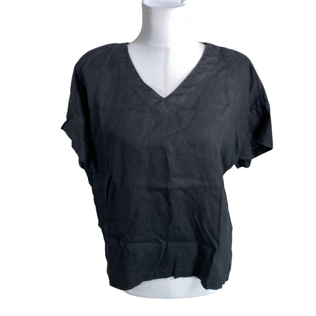 Unisex Nanso - Lühikeste käistega pluus, suurus 38 - Must ()