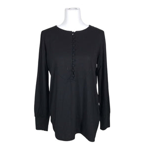 Unisex Nanso - Trikotaažist pluus, suurus 40 - Must (1)