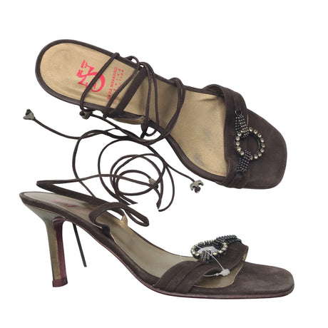 Unisex Sara Navarro - Kontsaga rihmikud, suurus 41 - Pruun ()