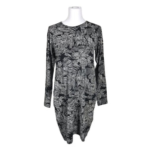 Unisex Papu - Trikotaažist kleit, suurus 38 - Must (2)