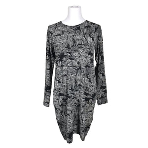 Unisex Papu - Trikotaažist kleit, suurus 38 - Must (1)