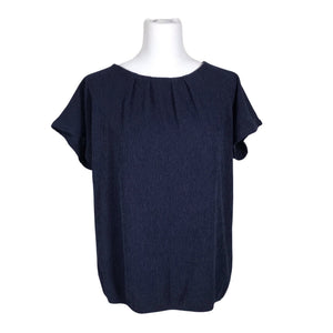 Unisex NOSH - Lühikeste käistega pluus, suurus 40 - Sinine (1)