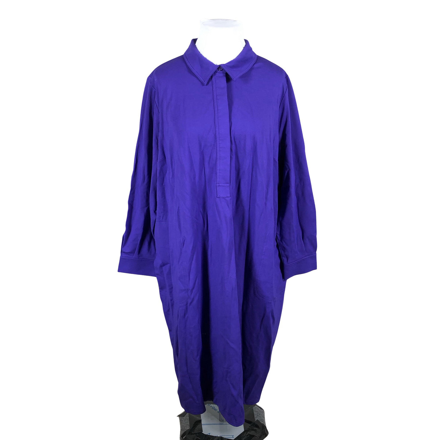 Unisex Ulla Popken - Trikotaažist kleit, suurus 58 - Lilla (1)