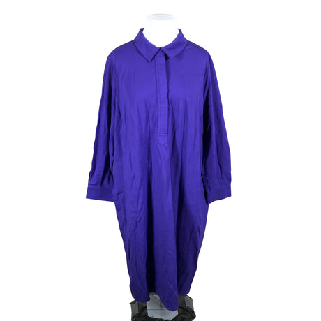 Unisex Ulla Popken - Trikotaažist kleit, suurus 58 - Lilla ()