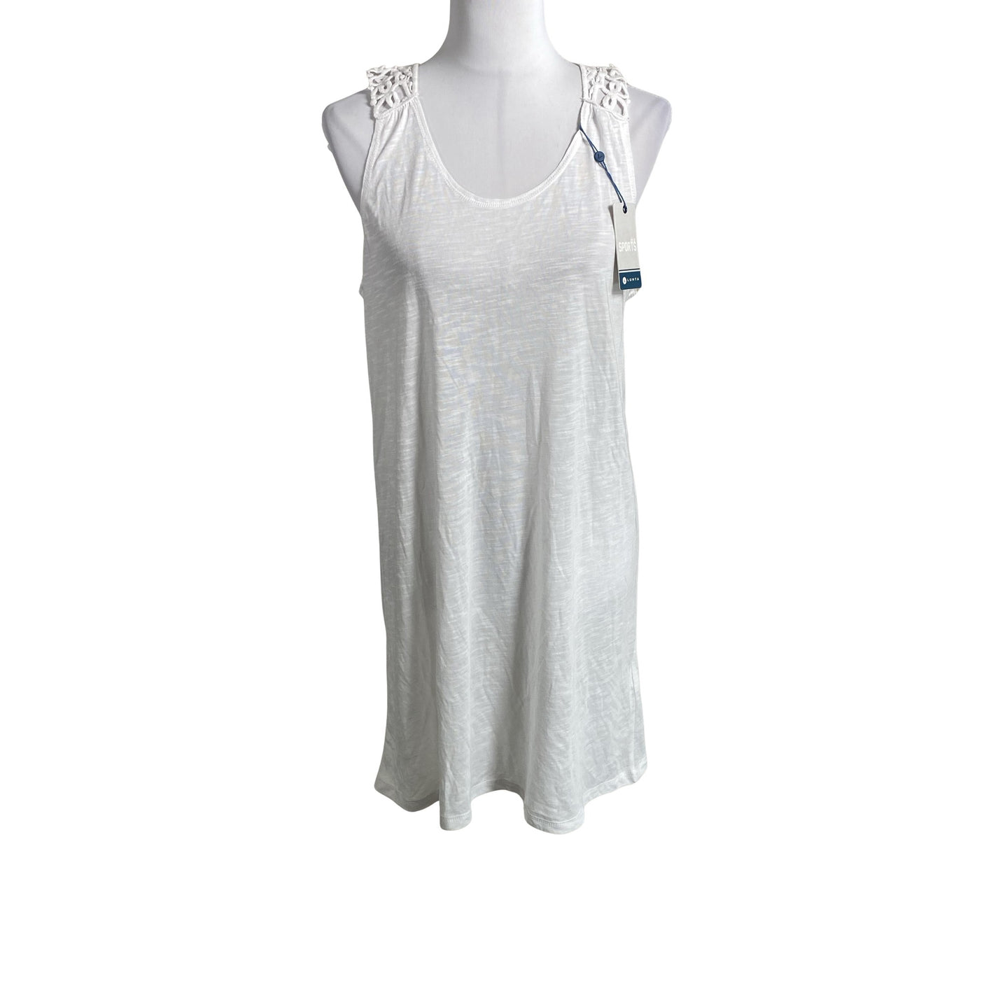 Unisex Luhta - Trikotaažist tuunika, suurus 40 - Valge (1)