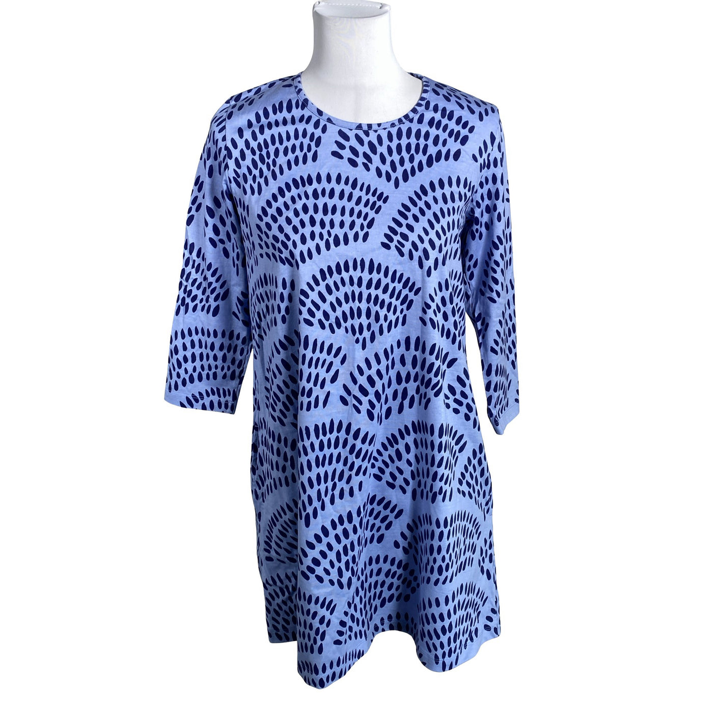 Unisex Marimekko - Trikotaažist tuunika, suurus 36 - Helesinine (1)