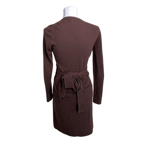 Unisex Diane von Furstenberg - Kootud kleit, suurus 34 - Veinipunane (2)